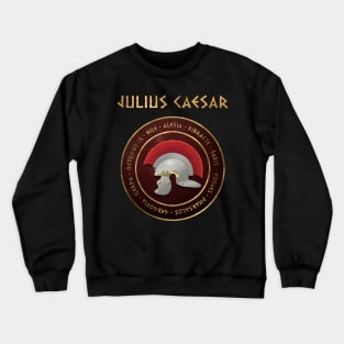 Julius Caesar Famous Battles of Ancient Roman History Crewneck Sweatshirt